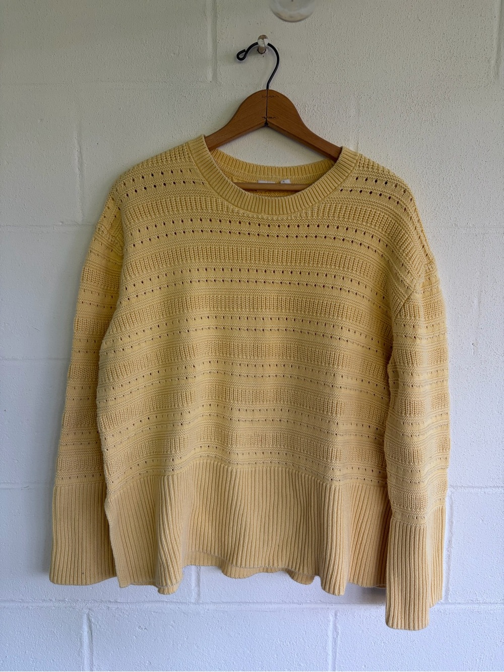 Gap - 100% Cotton Butter Yellow Sweater